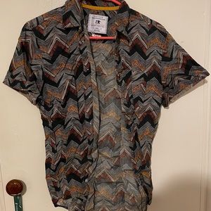 Patterned Button Up Shirt